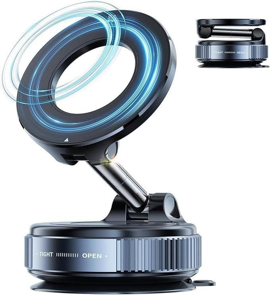 Vacuum Suction Magnetic Bracket – Hands-Free & Compact