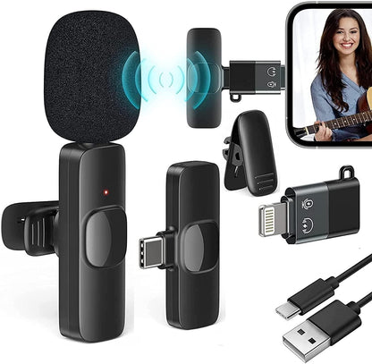 Wireless Microphone – USB & Bluetooth Connectivity