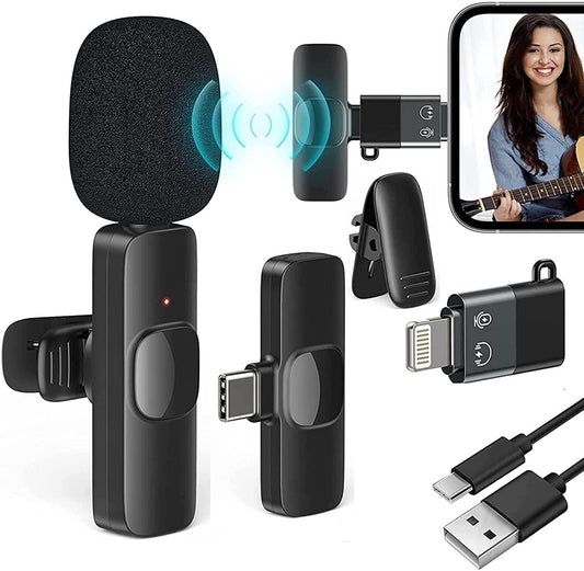 Wireless Microphone – USB & Bluetooth Connectivity