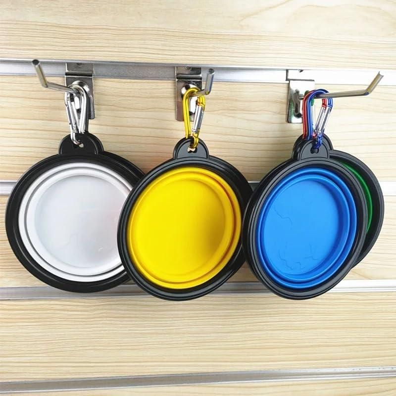 Foldable Silicone Pet Feed Bowl – Travel & Outdoor Friendly