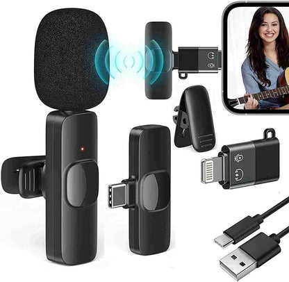 Wireless Microphone – USB & Bluetooth Connectivity