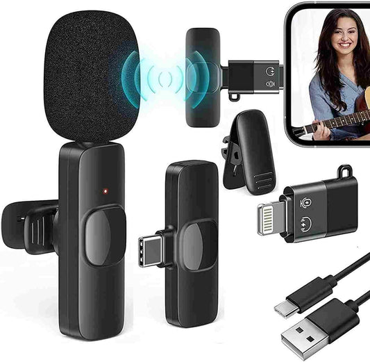 Wireless Microphone – USB & Bluetooth Connectivity