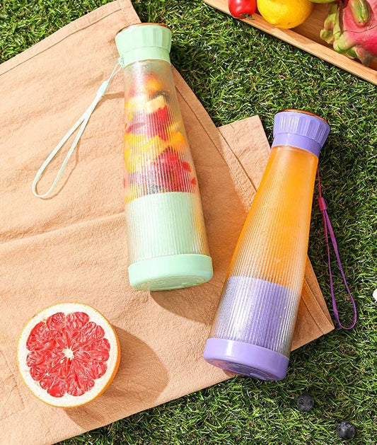Portable Electric 6-Blade Juicer | USB Rechargeable Home Fruit Juicer