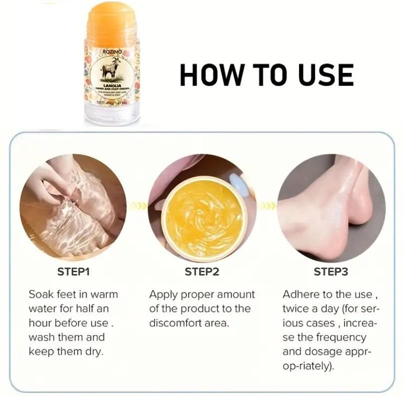 Hand & Foot Roll-On | Smooth & Moisturized Skin for Rough and Dry Areas