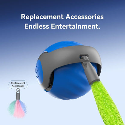 Rolling Ball Cat Toy – Interactive USB Rechargeable Automatic Teaser